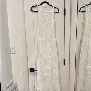 Faithfull the Brand White Maxi Dress